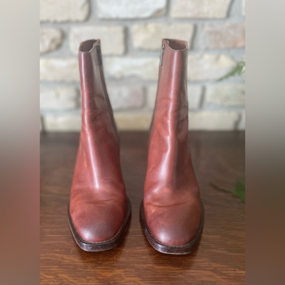 Frye Shoes - Frye Stacked Heel Zip Ankle Boot